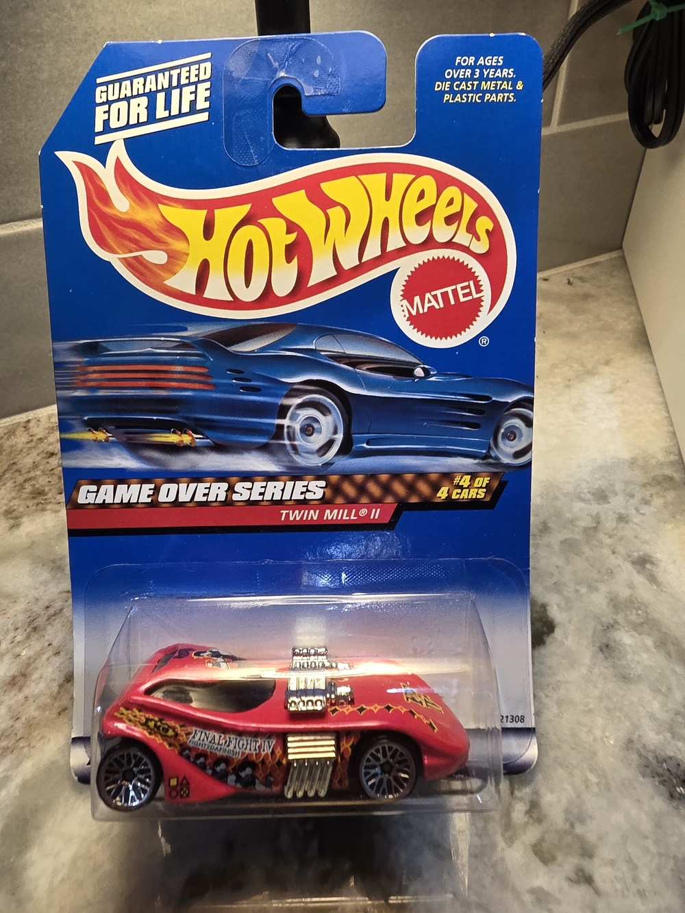 Hot Wheels Game Over Series Twin Mill II - Pink Kids Toy Car